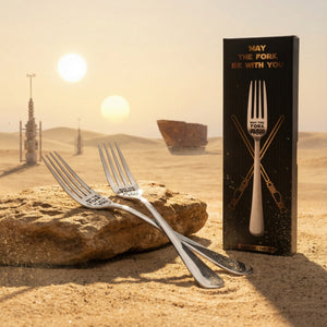 Fourchette "May the fork be with you" (que la fourchette soit avec toi)