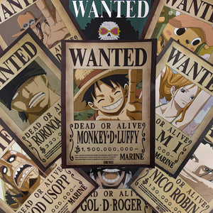 Poster "Wanted" de One Piece