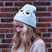 Bonnet Harry Potter avec le regard d'Hedwige