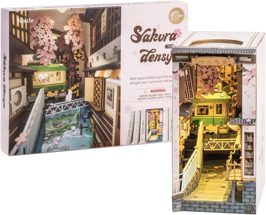 Book Nook Wood Kit – Sakura Densya 