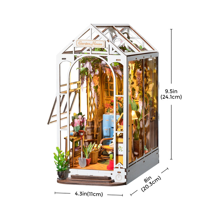 Book Nook Wood Kit – Garden House 