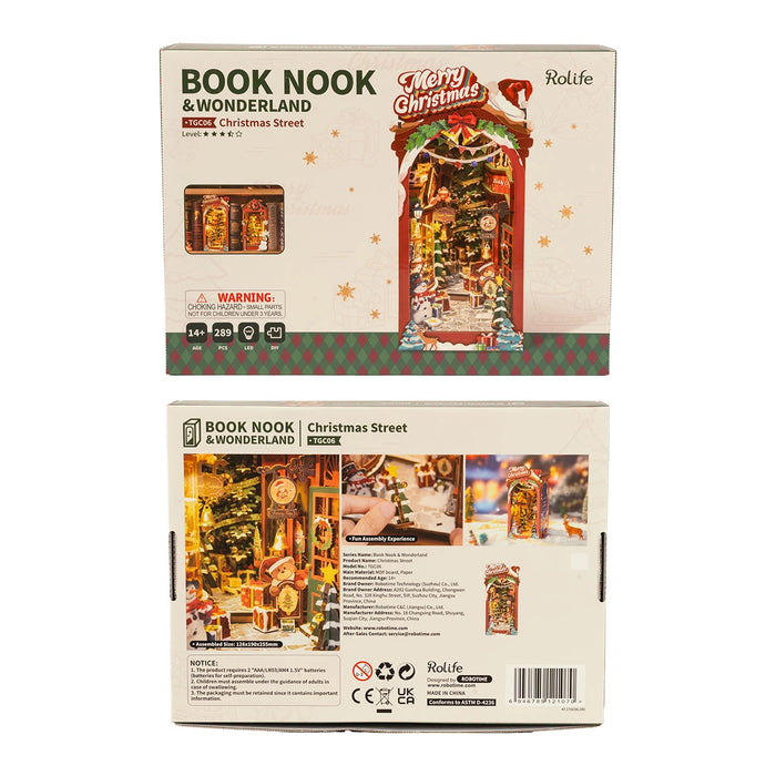Book Nook Wood Kit – Christmas Street 