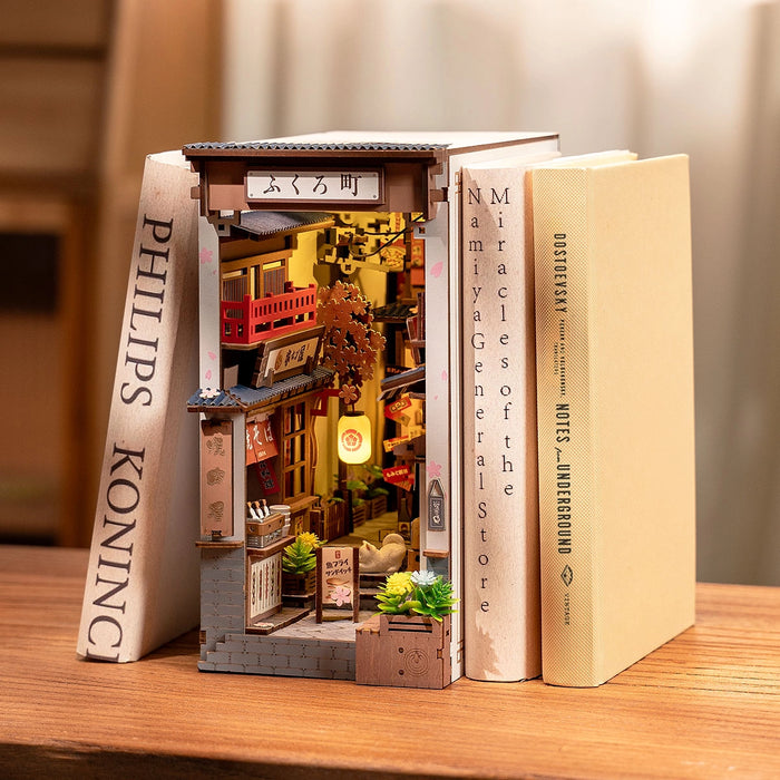 Book Nook Wooden Kit – Sakura Wine Alley 