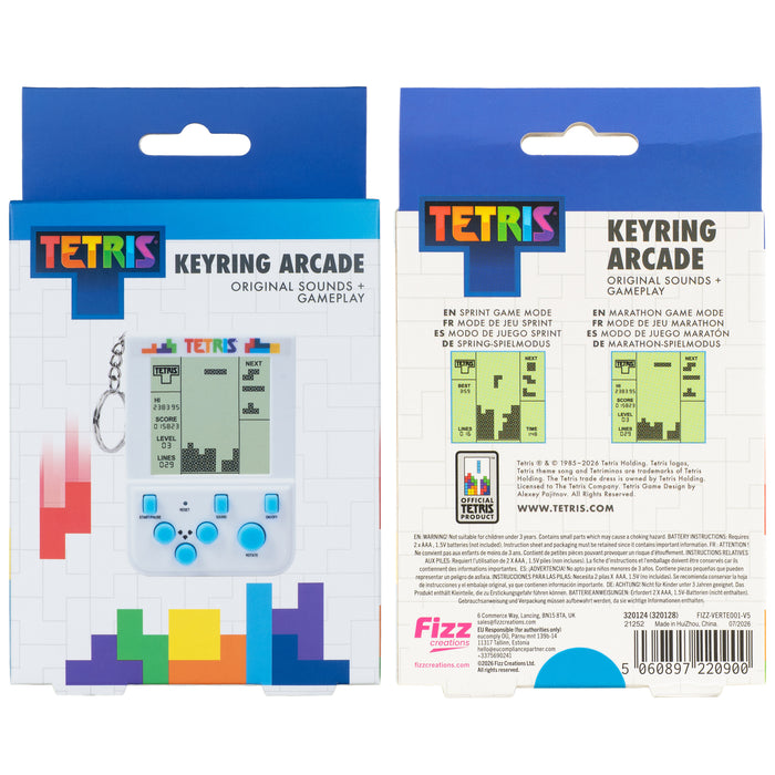 Porte-clés arcade Tetris