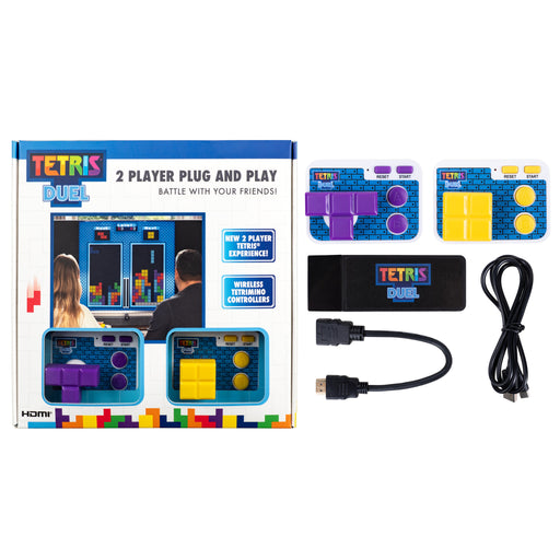 Tetris Duel Console Plug and Play - Duel à 2 Joueurs