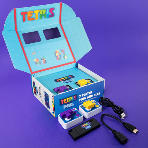 Tetris Duel Console Plug and Play - Duel à 2 Joueurs