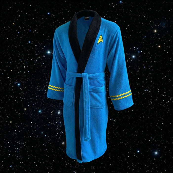 Star Trek Spock Bathrobe - Official License, Blue