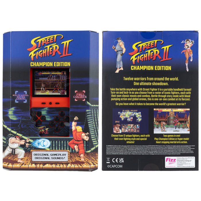Street Fighter II Handheld - Officieel gelicentieerde Retro Handheldconsole