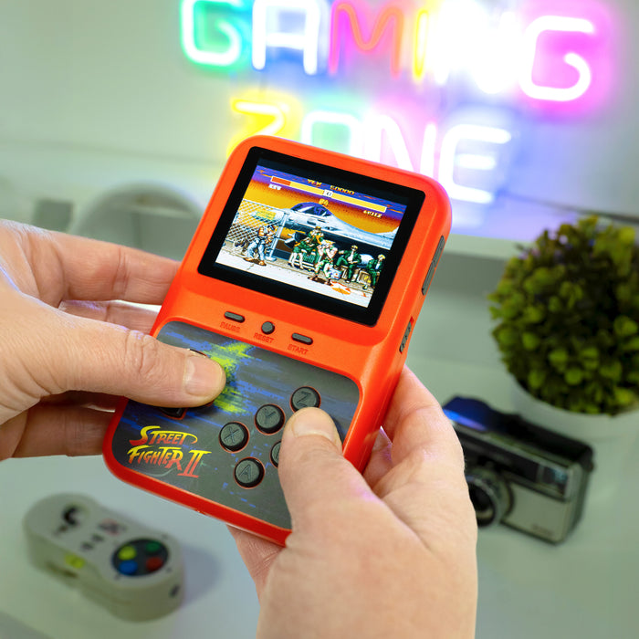 Street Fighter II Handheld - Officieel gelicentieerde Retro Handheldconsole