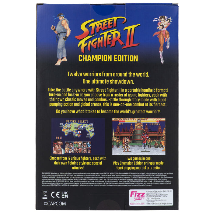 Street Fighter II Handheld - Officieel gelicentieerde Retro Handheldconsole