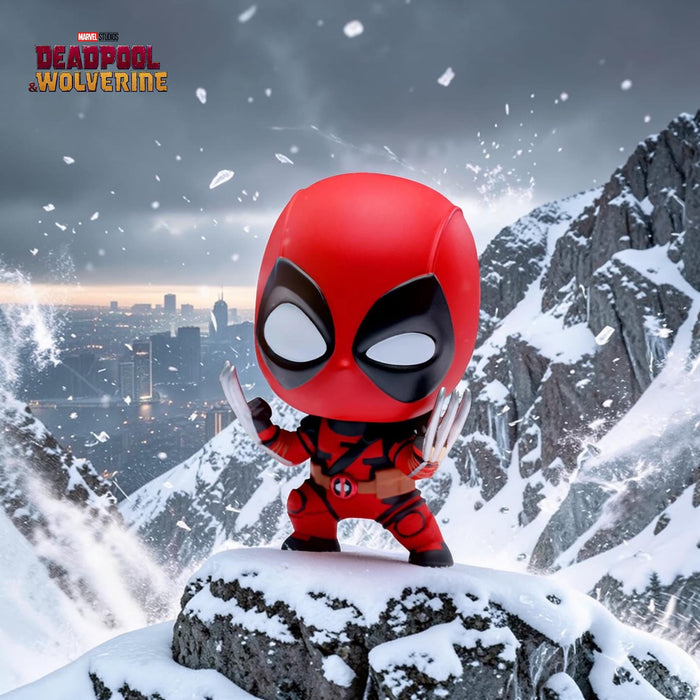Marvel Cosbi Sammelfigur Deadpool mit Wolverine-Klauen