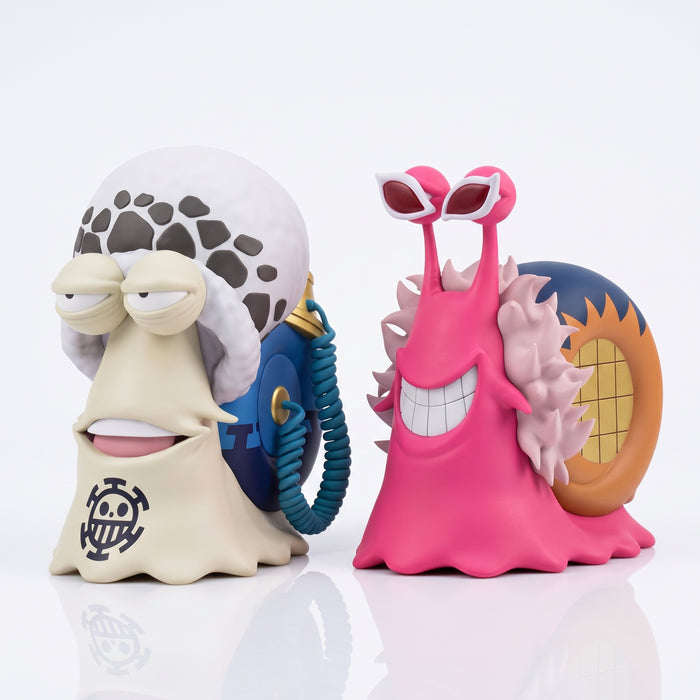 One Piece Spaarpot Den Den Mushi: alle varianten