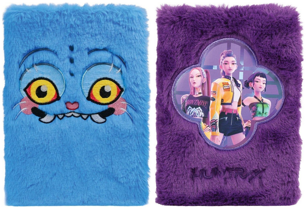 Cuaderno de peluche KPop Demon Hunters A5: todas las variantes