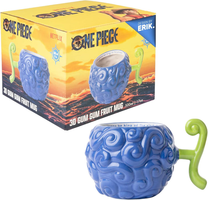 Tazza 3D One Piece Frutto Gum-Gum vista laterale