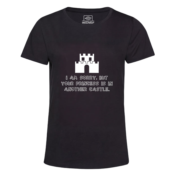 I Am Sorry, But Your Princess Is In Another Castle - Main view Girlie Black