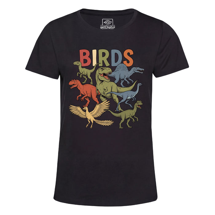 BIRDS - Vista frontal Girlie Negro