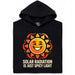 Solar Radiation Is Just Spicy Light - Voorkant Hoodie Zwart