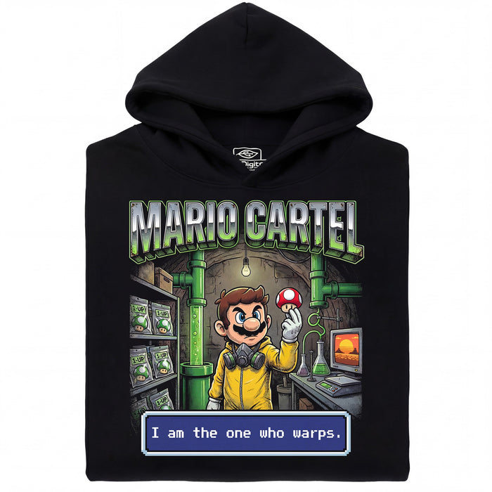 Je suis celui qui déforme !  - Vue principale Hoodie Noir