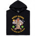 Keep Going, You Have No Choice - Front view Hoodie Black
