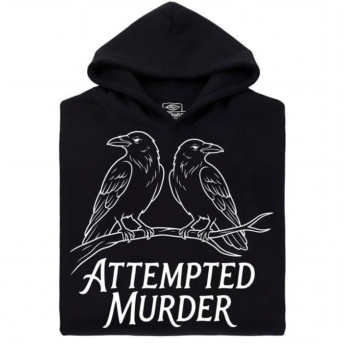 Attempted Murder - Vista principale Hoodie Nero