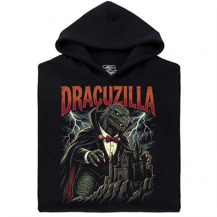 Dracuzilla - Vue principale Hoodie Noir