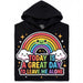 A Great Day To Leave Me Alone - Vue principale Sweatshirt Noir