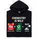 Chemistry Is Wild - Vista principale Hoodie Nero