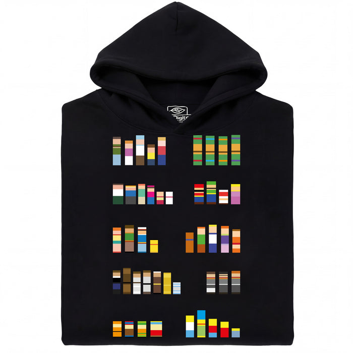 Pixel Legends of TV - Main view Hoodie Black