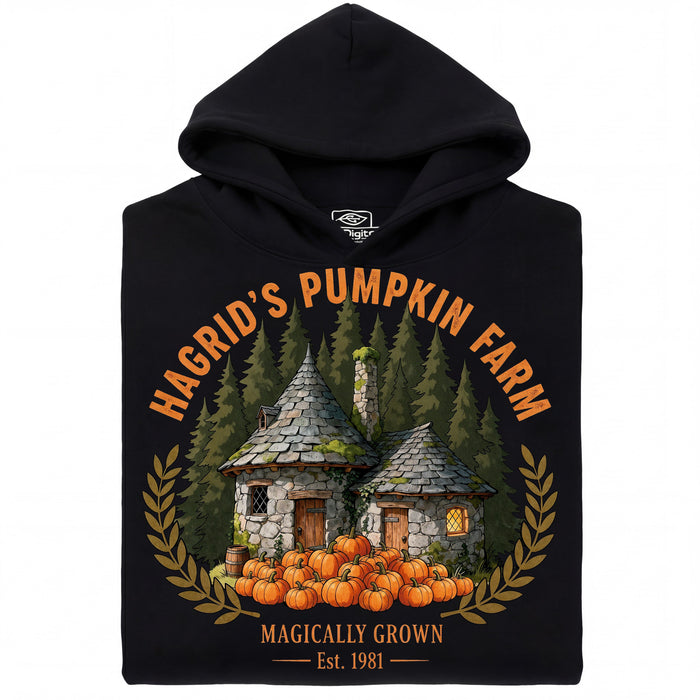 Magical Pumpkin Farm - Main view Hoodie Black