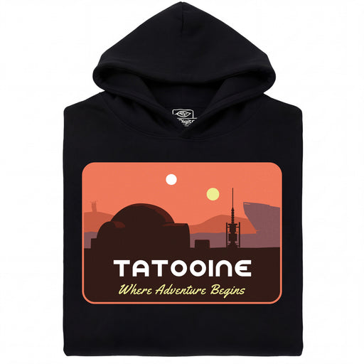 Where Adventure Begins - Vue principale Sweat-shirt Noir