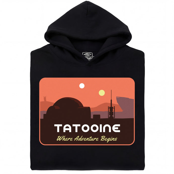 Where Adventure Begins - Vue principale Sweat-shirt Noir