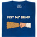 Fist My Bump - Vista principal Camiseta Azul