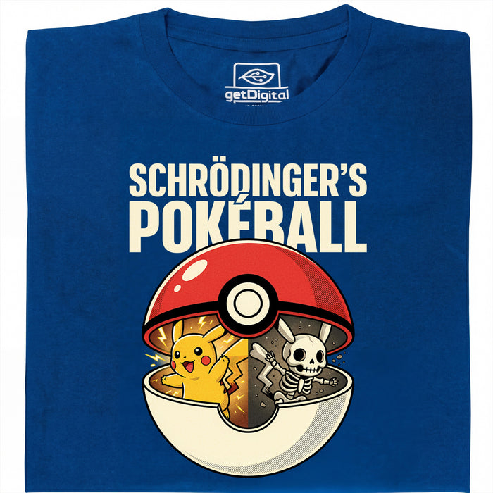 Schrödinger's Ball - Vue principale T-Shirt Bleu