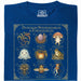 Dungeon Nourishables - Vista principale T-shirt Blu