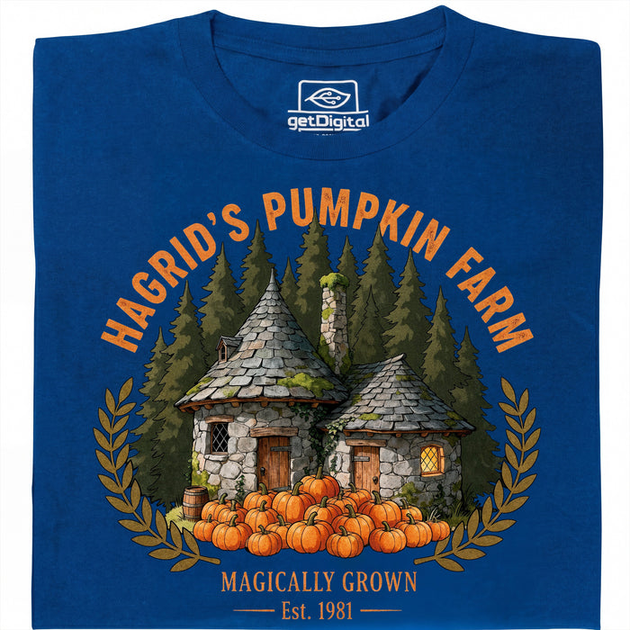 Magical Pumpkin Farm - Main view T-Shirt Blue