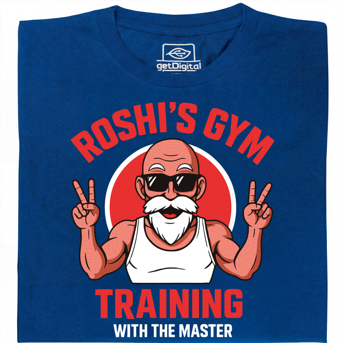 Entrenamiento con el Maestro (Colorizado) - Vista principal Camiseta Azul