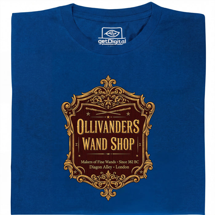 Ollivanders Wand Shop - Main view T-shirt Blue