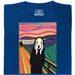 Le Cri sans Visage - Vue principale T-Shirt Bleu