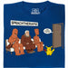 Spraaktherapie - Hoofdweergave T-Shirt Blauw
