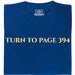 Turn To Page 394 - Visualizzazione principale T-Shirt Blu