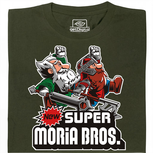 Super Moria Bros - Vue principale T-Shirt Vert foncé