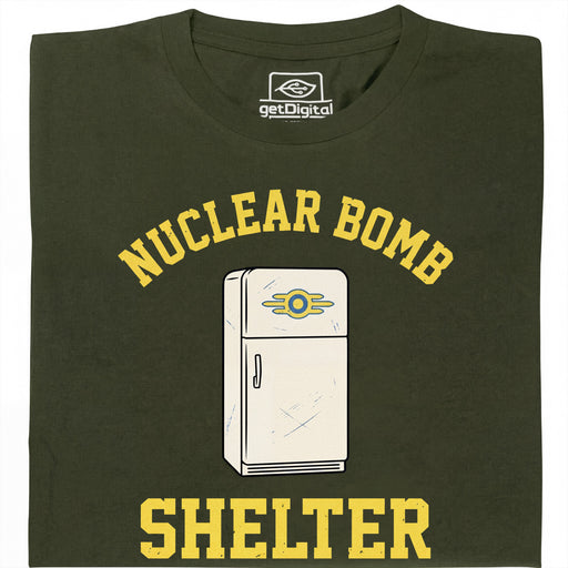 Nuclear Bomb Shelter Kühlschrank - Hauptansicht T-Shirt Vert Foncé