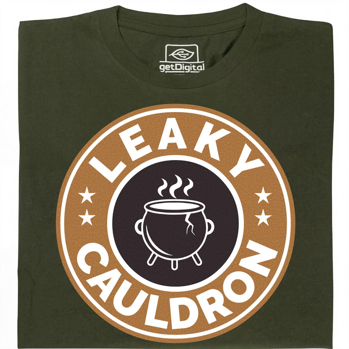 Leaky Cauldron - Vista principal Camiseta Verde oscuro