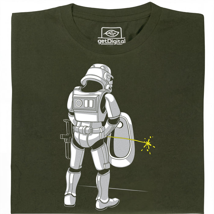 Trooper Aim - Vista principal Camiseta Verde Oscuro