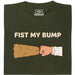 Fist My Bump - Vista principal Camiseta Verde oscuro