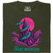 Visit Snake Mountain - Vue principale T-shirt Vert Foncé