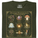 Dungeon Nourishables - Vista principale T-shirt Verde Scuro