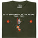 Take this Hobbit - Vista frontale T-Shirt Verde Scuro