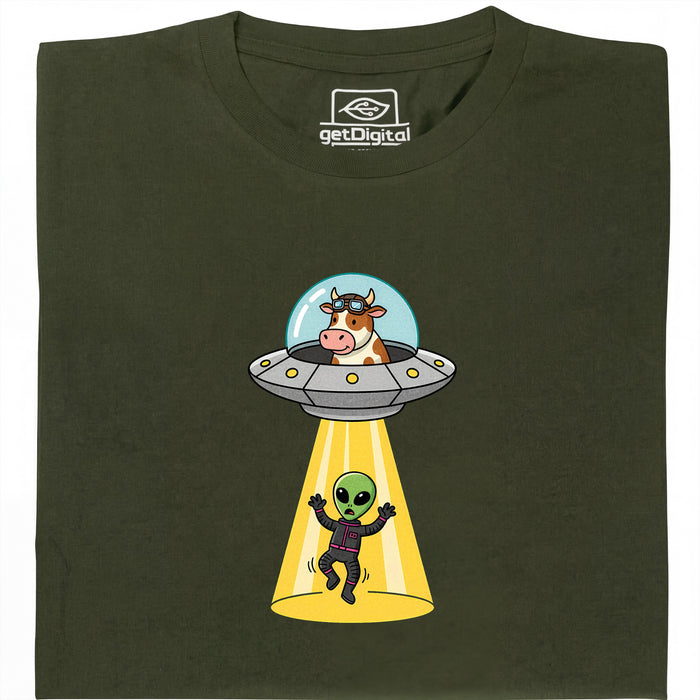 Revenge of the Cow - Vue principale T-shirt Vert foncé