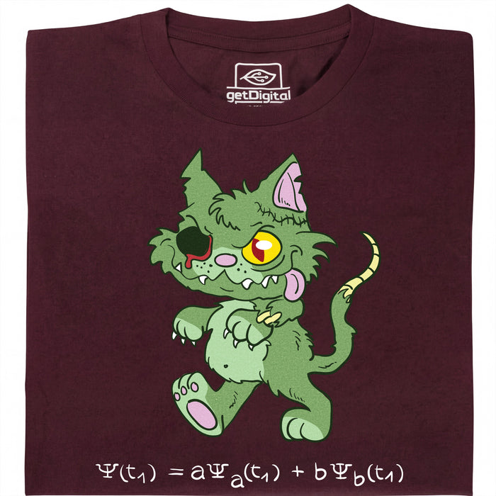Schrödinger's Cat - Zombie Edition - Main view T-Shirt Dark Red